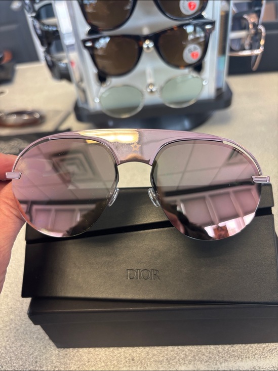Dior Women\'s Pink Lens Aviator Sunglasses main image 5